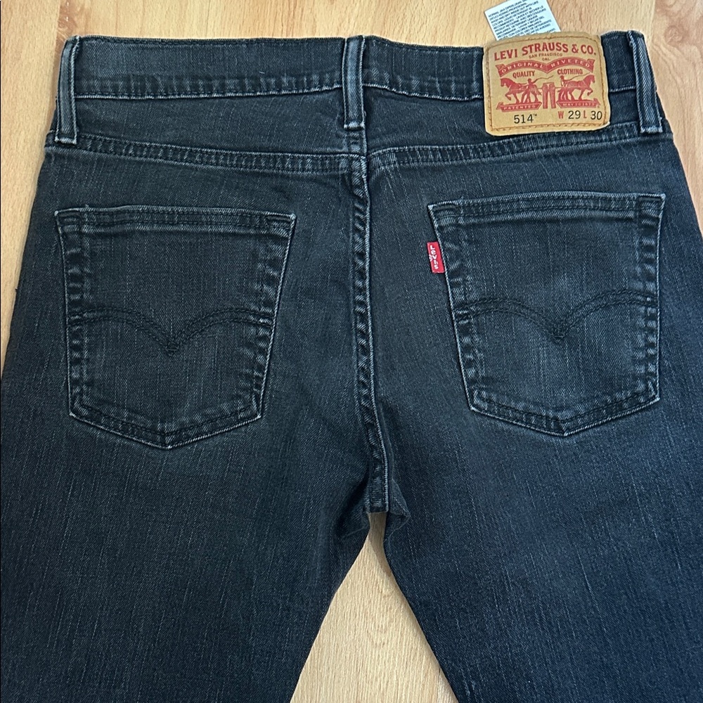 Levi's 514 Men's Black Jeans